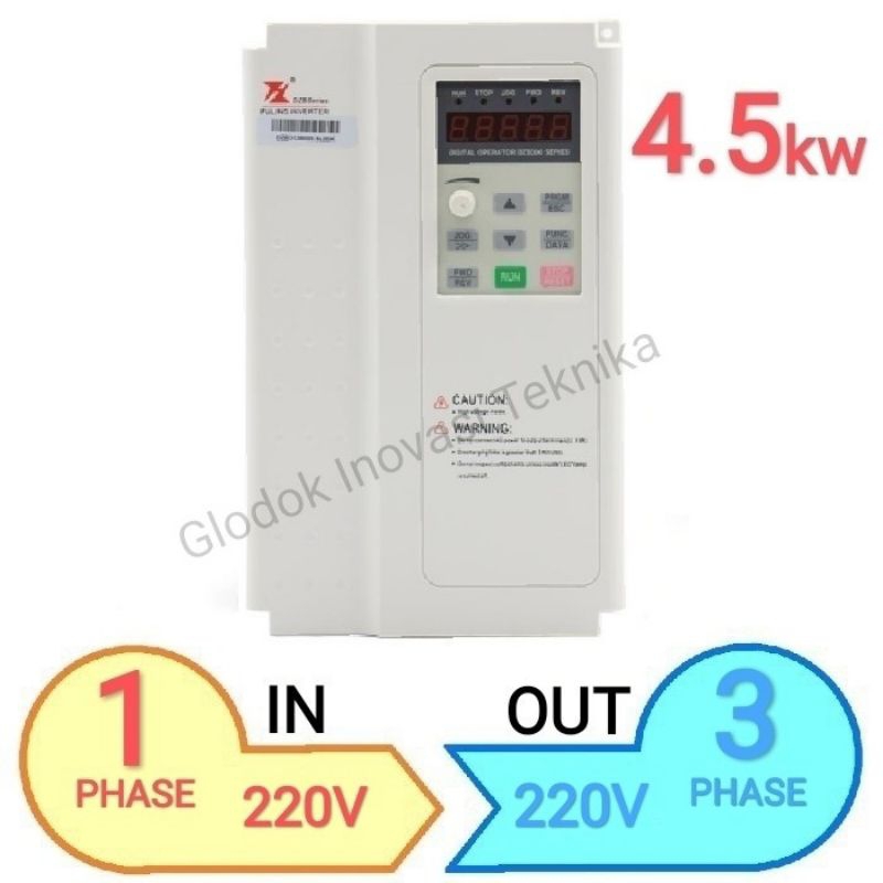 Inverter cnc spindle motor 4.5Kw 4.5 kw VFD 220V 220 V fuling folinn variable frequency drive