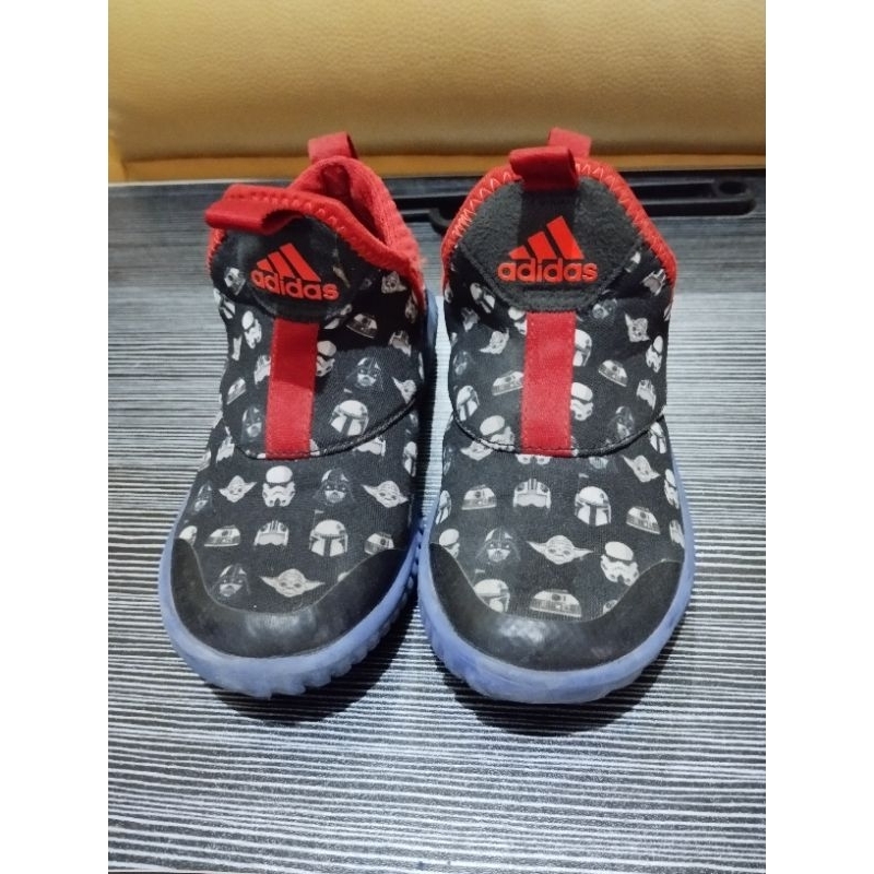 sepatu Adidas anak starwars hitam