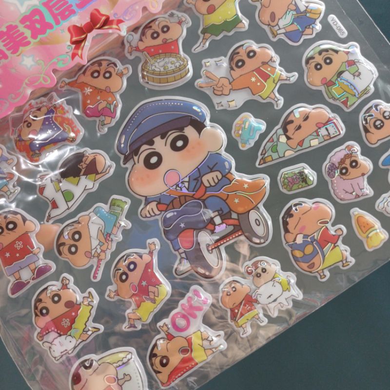 

Sticker timbul 065 isi 2 SHINCHAN
