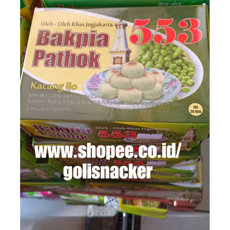 

Bakpia Pathok 553 Kacang Ijo