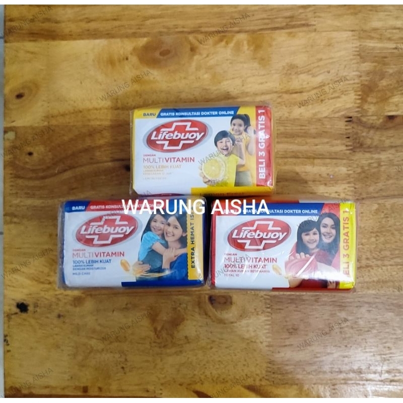 Sabun Mandi Batang Lifebuoy Lifeboy Aneka Aroma 100 gr