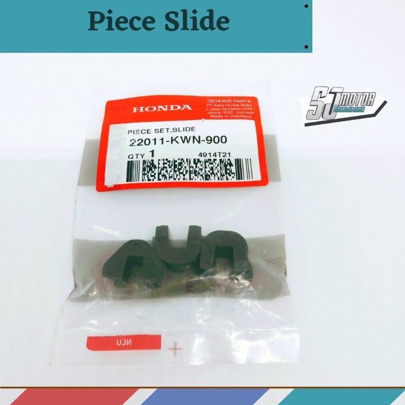 Piece Slide Slider Plastik Jepit Rumah Roller AHM (KWN) Vario 125 150 (3 Bj)
