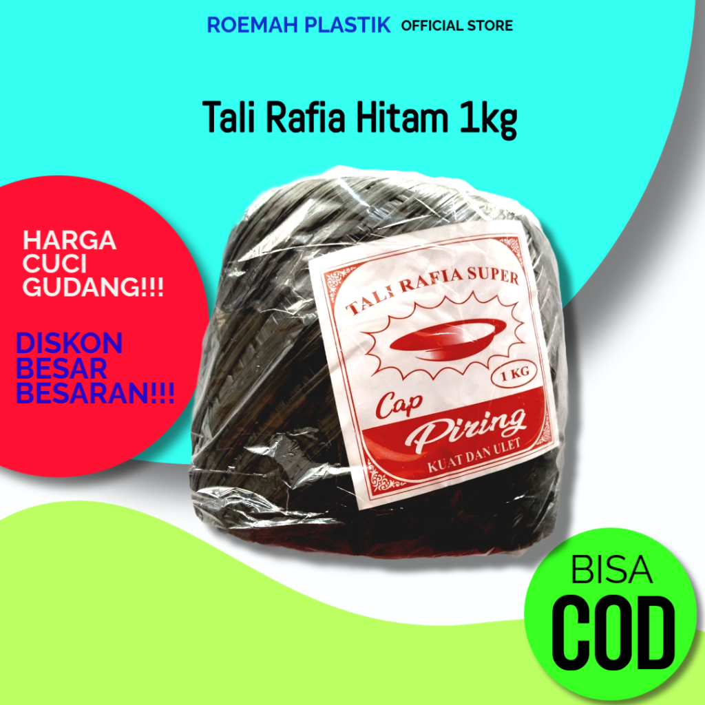 

Tali Rafia Plastik Pengikat Gulungan Besar 1kg