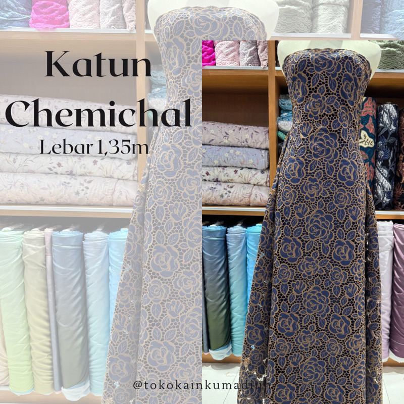 Kain Bruklat Katun Prada/bahan dress, outer, gamis, dll