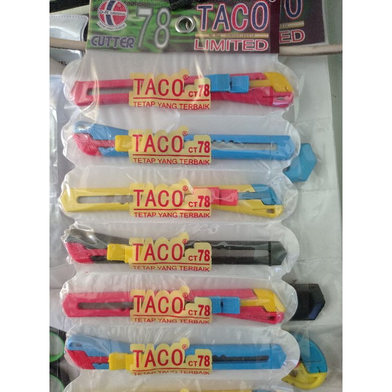 

Pisau Cutter/Pemotong/Silet Taco Kecil CT-78