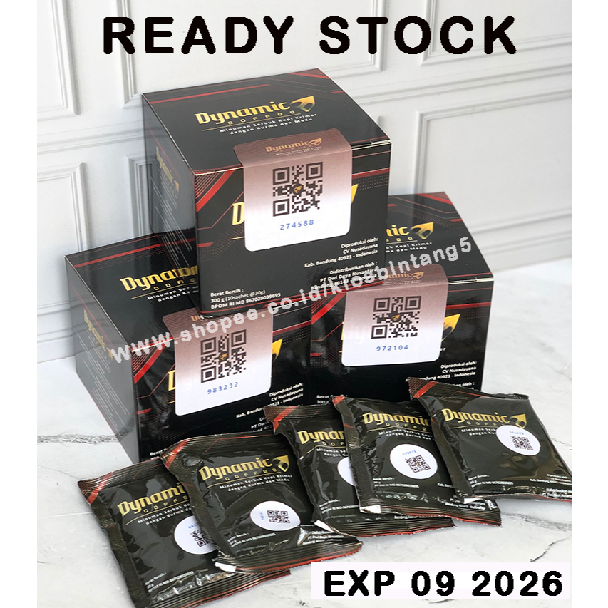 

kopi dynamic 10 sachet original | kopi dinamik | kopi dynamik