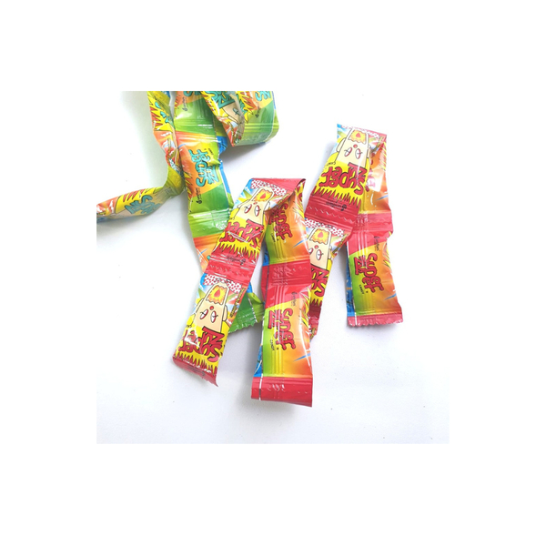 

Permen Super Zuper Candy Mix Renceng 1pack isi 30pcs x 2,5gr - 1 Dus isi 20 Pack