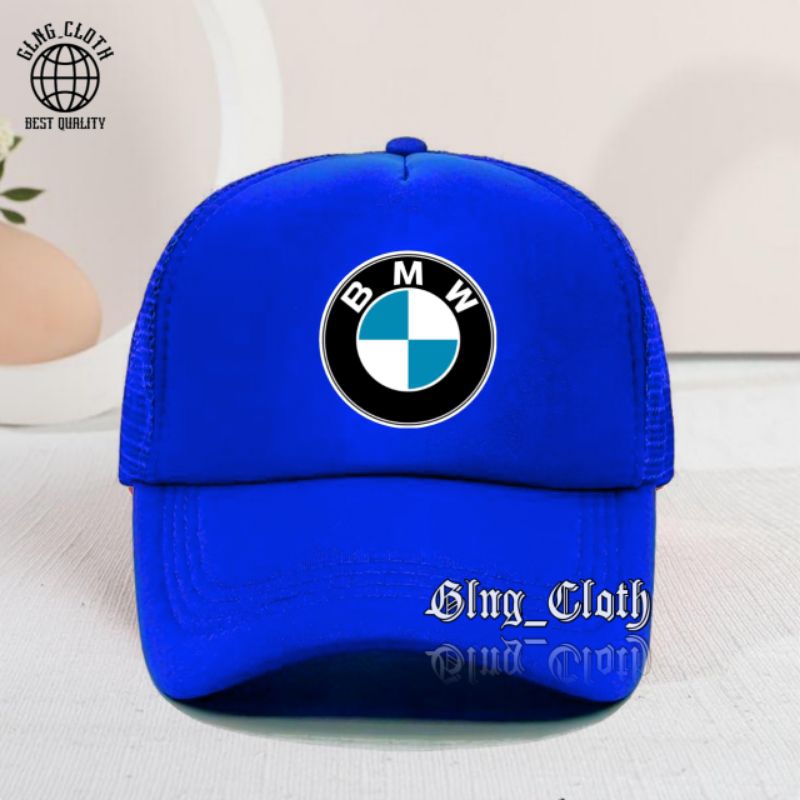 Topi BMW Trucker / Topi Jaring Premium Quality / Topi Pria Wanita
