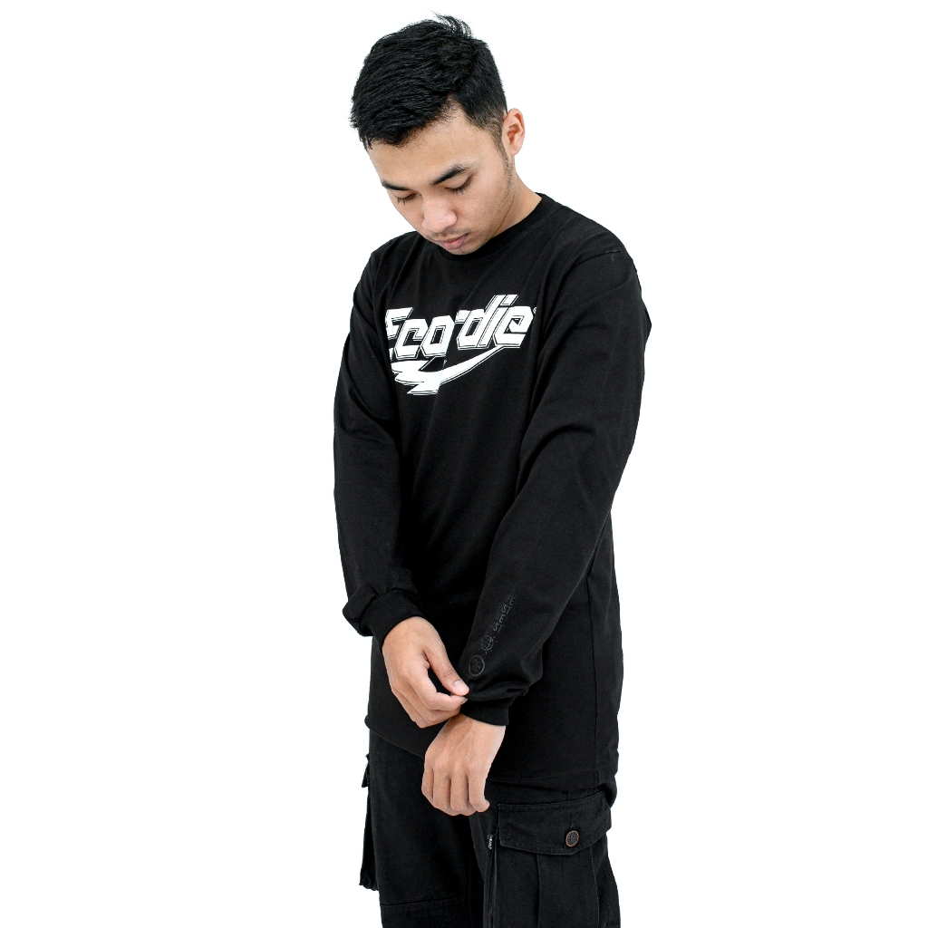 Ecordie " PINBALL" Kaos lengan panjang casual