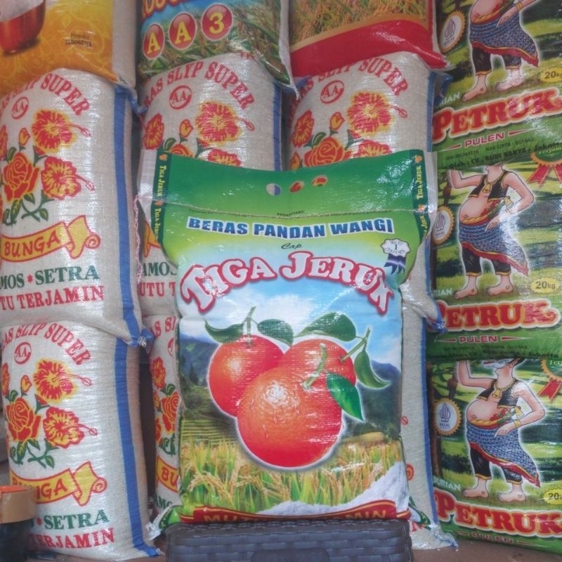 

beras tiga jeruk 5kg premium