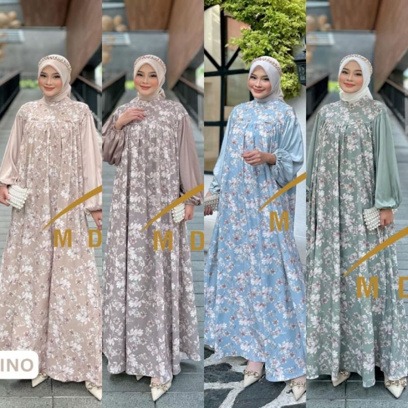 (p1) MDLY AYESA  Baju Gamis Wanita Muslimah Ayesa Dress by Mdly. Nazra Sha