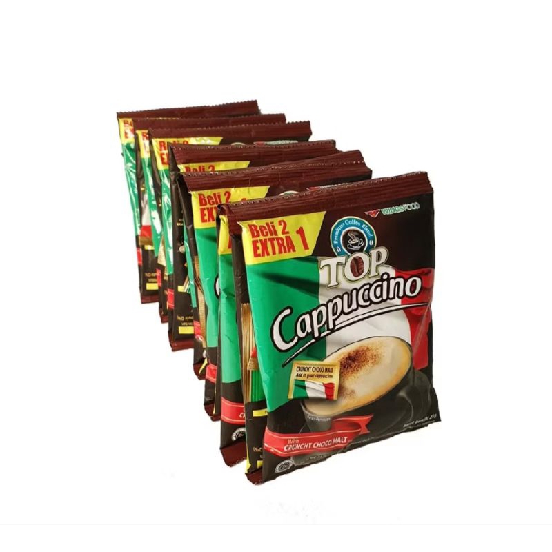 

top kopi Kapuccino isi 10 sachet/bungkus
