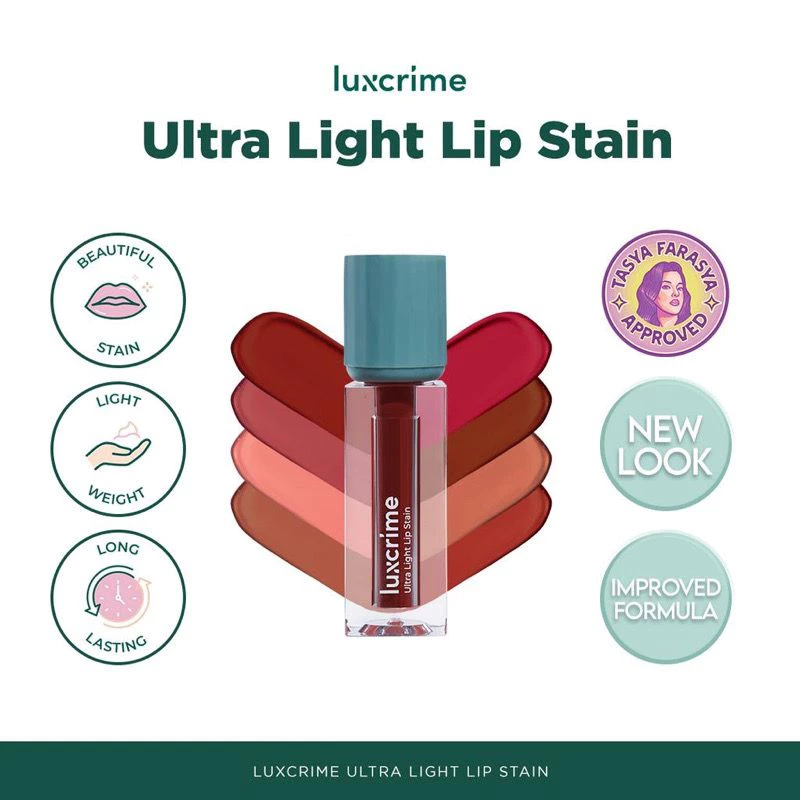 Luxcrime Ultra Light Lip Stain Latte - Rose Sand