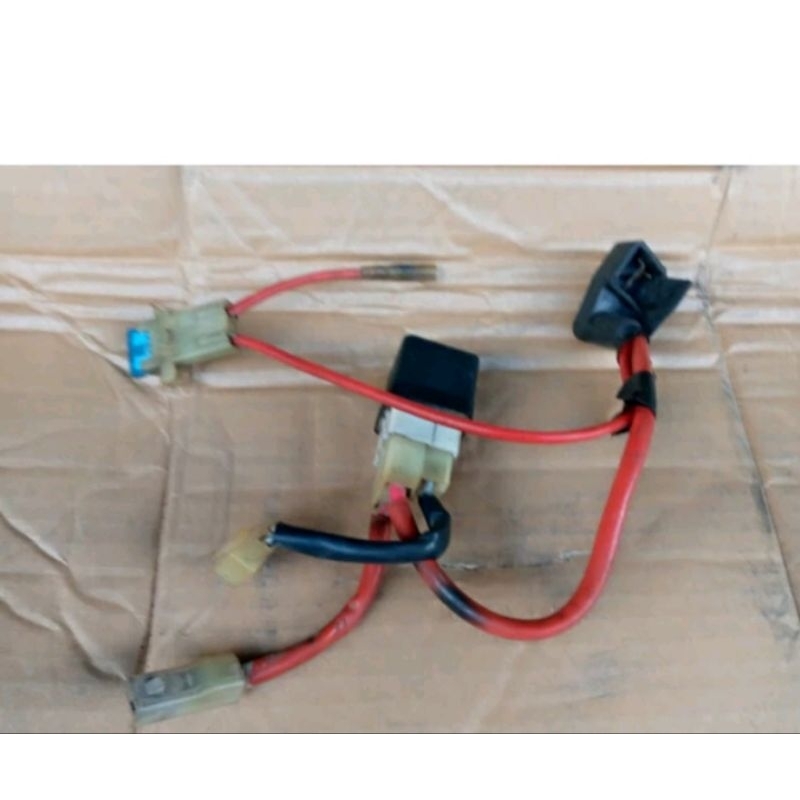 kabel aki plus kabel sikring Yamaha Mio sporty original copotan motor siap pakai no minus