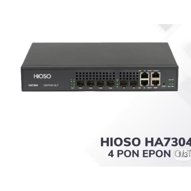 olt Epon hioso 4port(secen)mulus