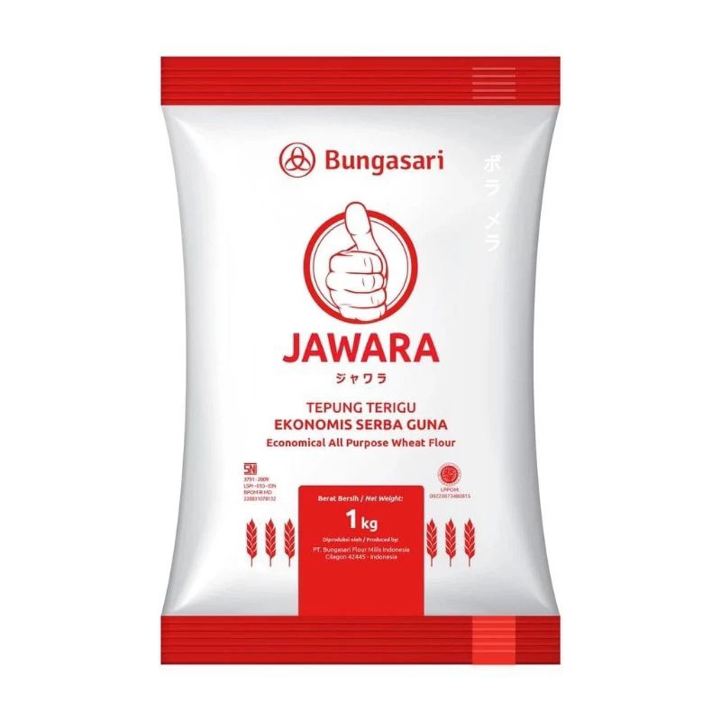 

Tepung Terigu Bungsari Jawara 1 Kg