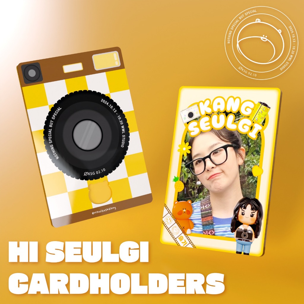 [PRE-ORDER] KULTUS KALENG - RED VELVET CARD HOLDER - KANG SEULGI - Nothing Special But Special