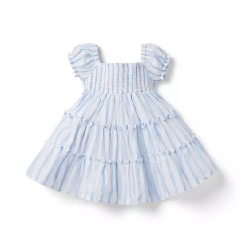 Janie and Jack The abigail Smocked Baby Dress