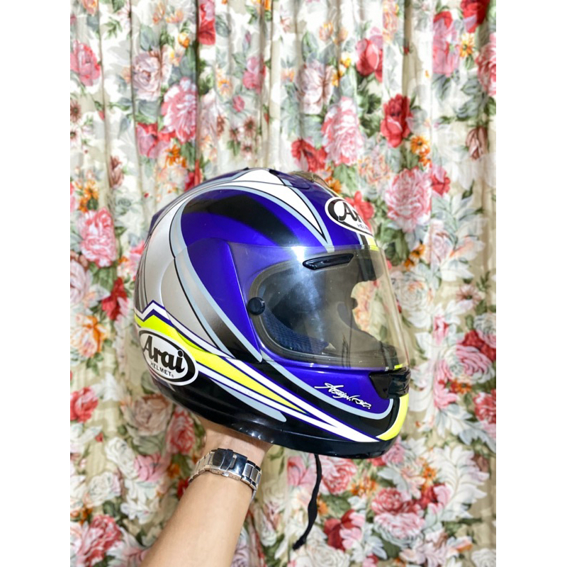 Helm Arai RX-7RR4 Sete Gibernau  Full Face second (Original)