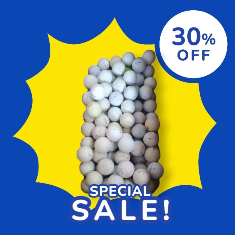 Bola Golf Bekas 20pcs Sepaket Bola Golf Second Pernah Pakai