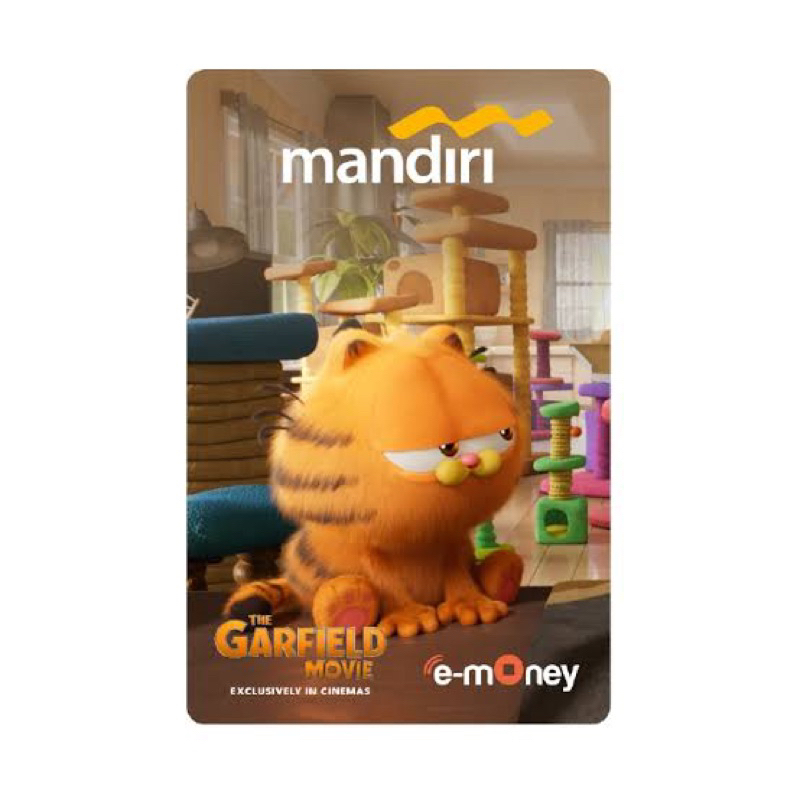 [BARU] kartu e toll emoney premium e-toll mandiri murah | e money card | design Garfield | e-money o