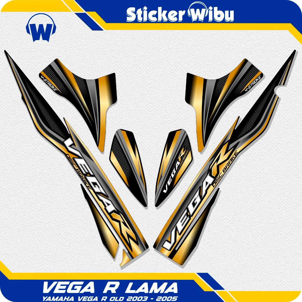 Striping Vega R Lama Motif N10 Stiker Vega R Sticker Vega Rr Setriping Vega R Variasi Ori