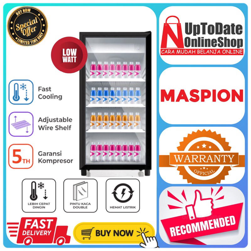 SHOWCASE MASPION UCHIDA USG-168ND USG168ND USG 168ND 168 SUPER COOLING SUPER LOW WATT MASPION UCHIDA