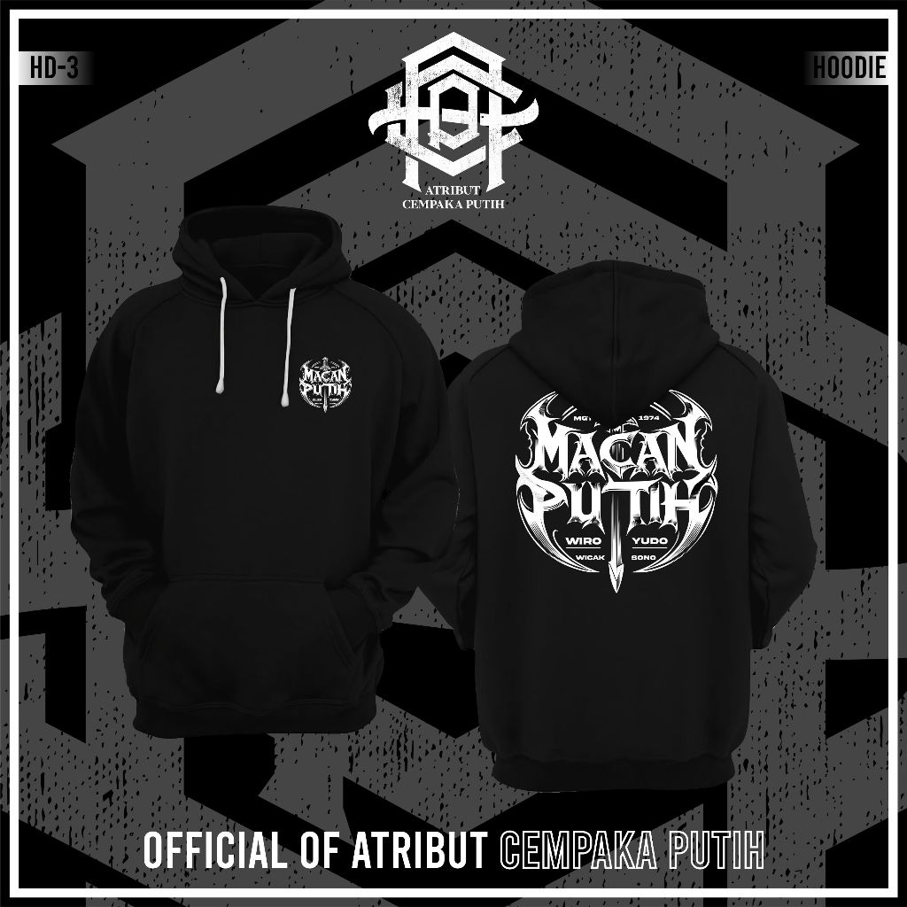 HOODIE PSCP | HOODIE CEMPAKA PUTIH | HOODIE MACAN PUTIH | DISTRO TERBARU