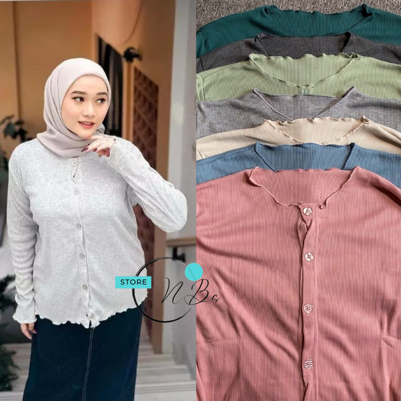 Cardigan Knit Jumbo / Cardigan Wanita Jumbo Premium