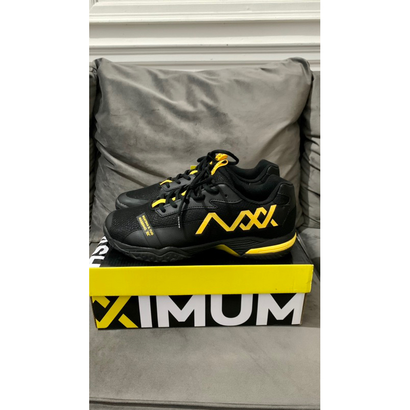 Sepatu Badminton MAXX CUSHION 4.0 Black Original