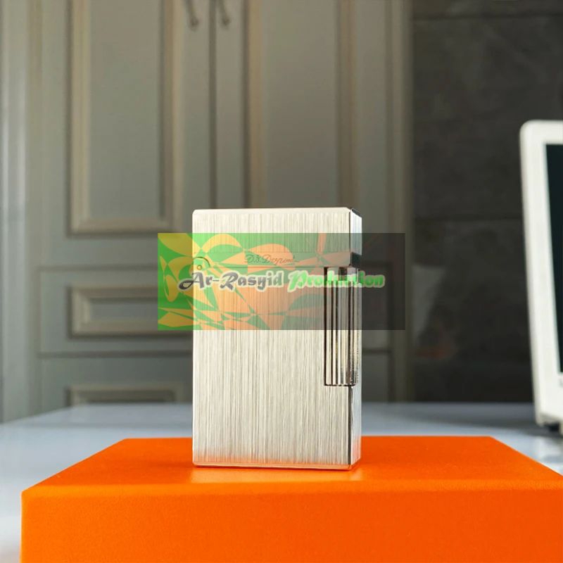 Korek Api St. Dupont Paris Flame Luxury Lighter Brass Silver Ligne