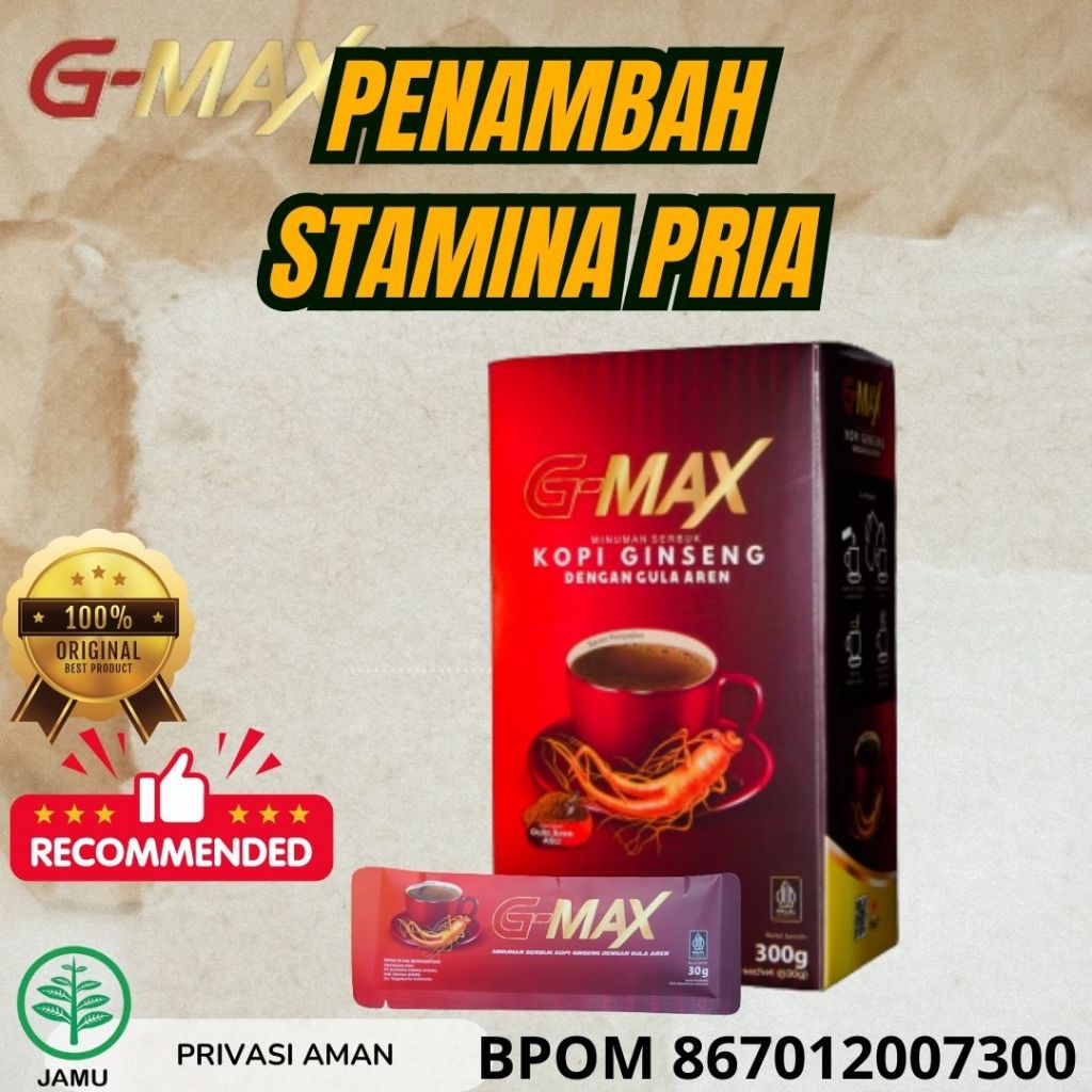 

MINUMAN KOPI GMAX ORIGINAL XTRA GINGSENG SUDAH BPOM DAN AMAN