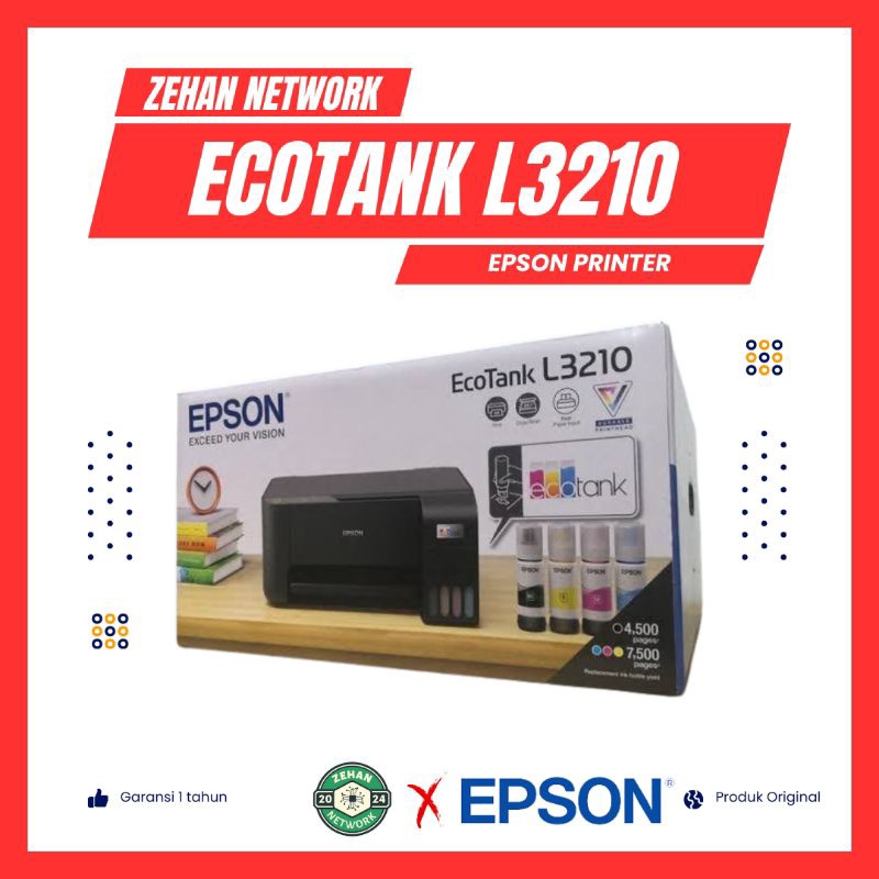 Printer Epson L3210 L 3210 pengganti L3110 Original bergaransi