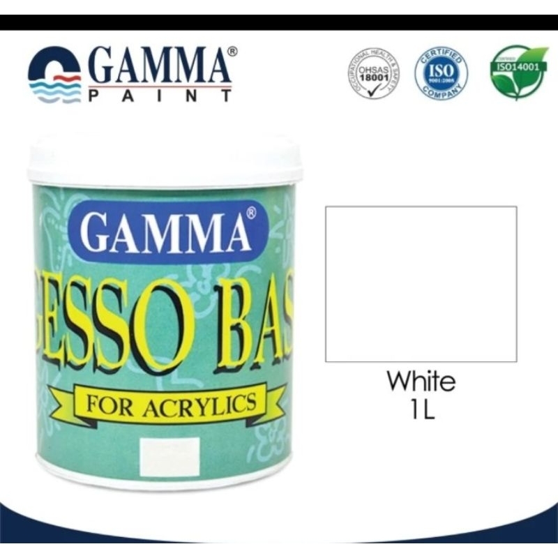 GESSO PRIMER-CAT DASAR TEXTURE -GESSO GAMMA-1ltr