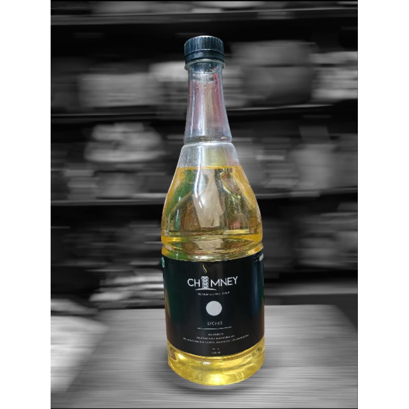 

Gourmet Syrup Lychee/Syrup minuman rasa Leci 1250ml brand CHIMNEY