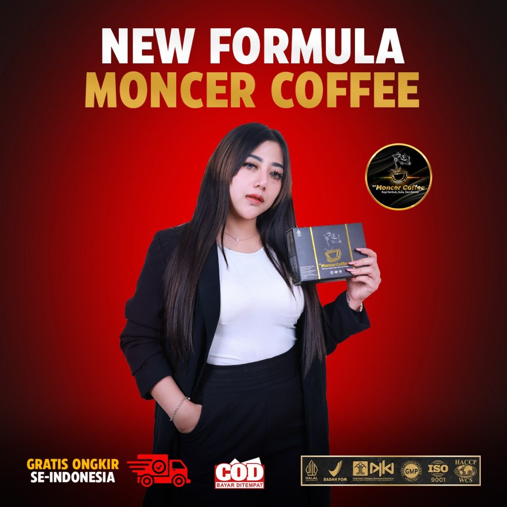 

NFMonceer Kopi Tanpa Efek Samping 1 Box Isi 8 sachet ASLI