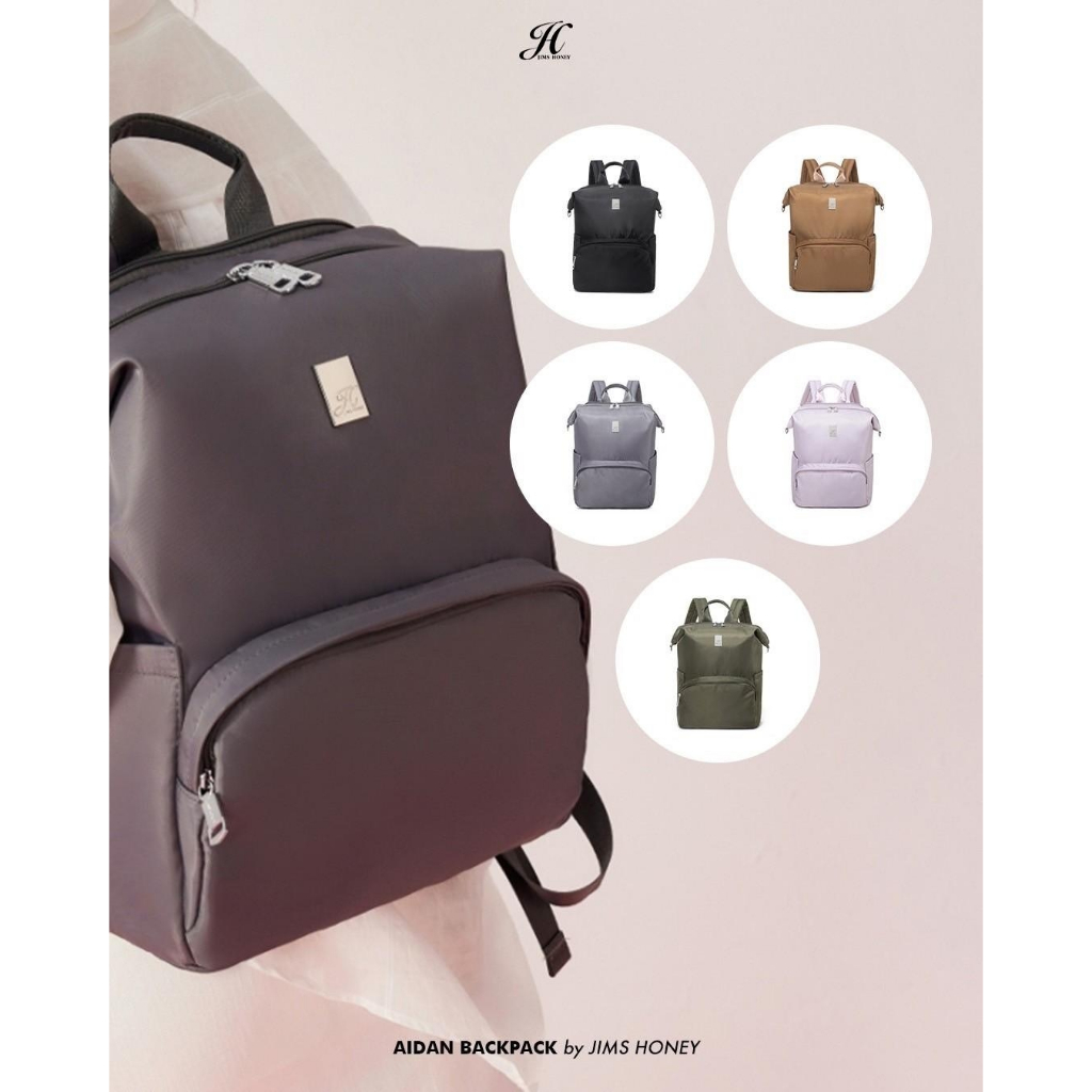 JIMS HONEY AIDAN BACKPACK Tas Ransel Wanita Cewek Jimshoney Trendy Elegan