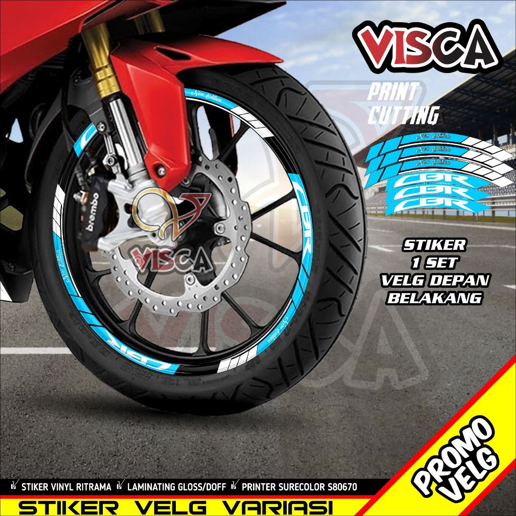 Stiker Velg Cbr List Velg Motor Stiker Velg Cbr A04