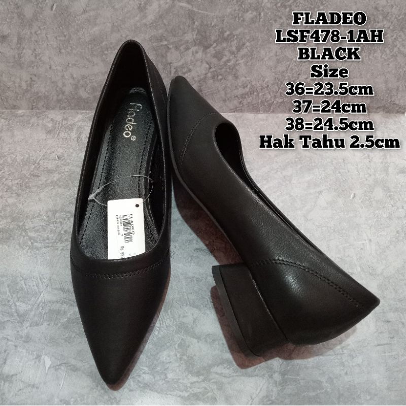 SEPATU KERJA PANTOFEL WANITA FLADEO LSF478-1AH