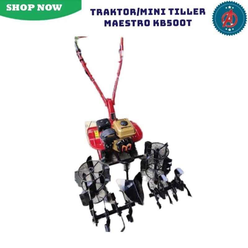 Mesin Traktor Bajak Sawah / Mini Tiller Maestro KB500T