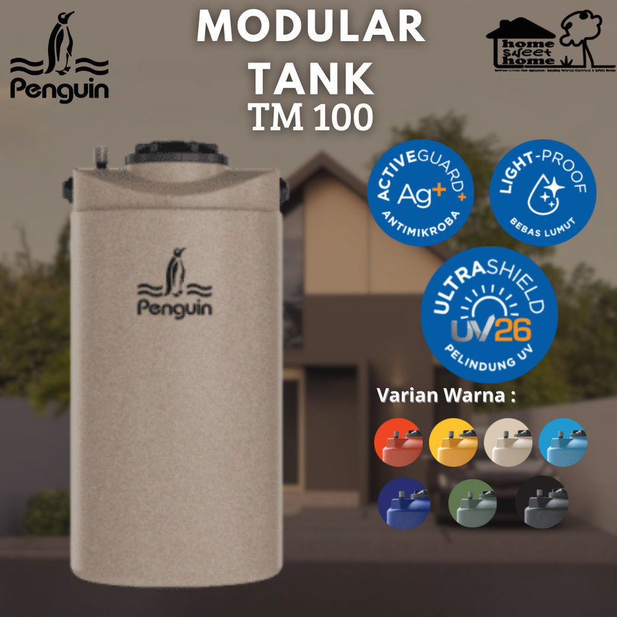 Penguin Tangki Air TM 100 Kapasitas 1000 Liter Modular Tank