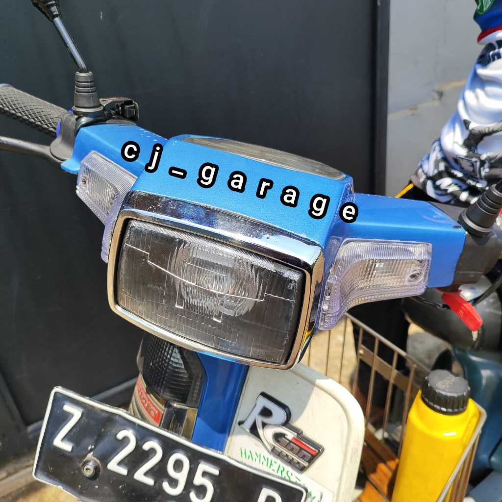 Mika Stoplamp RC Belakang Sein Riting Depan dan Belakang Suzuki RC100 RC 100 Bravo Sprin Bening Puti