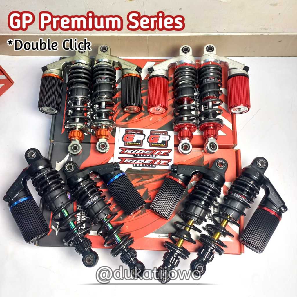SKOK SHOCK TABUNG RIDE IT GP PRO SERIES 299 280mm 320mm 340mm New Premium CB GL Tiger Megapro Supra 