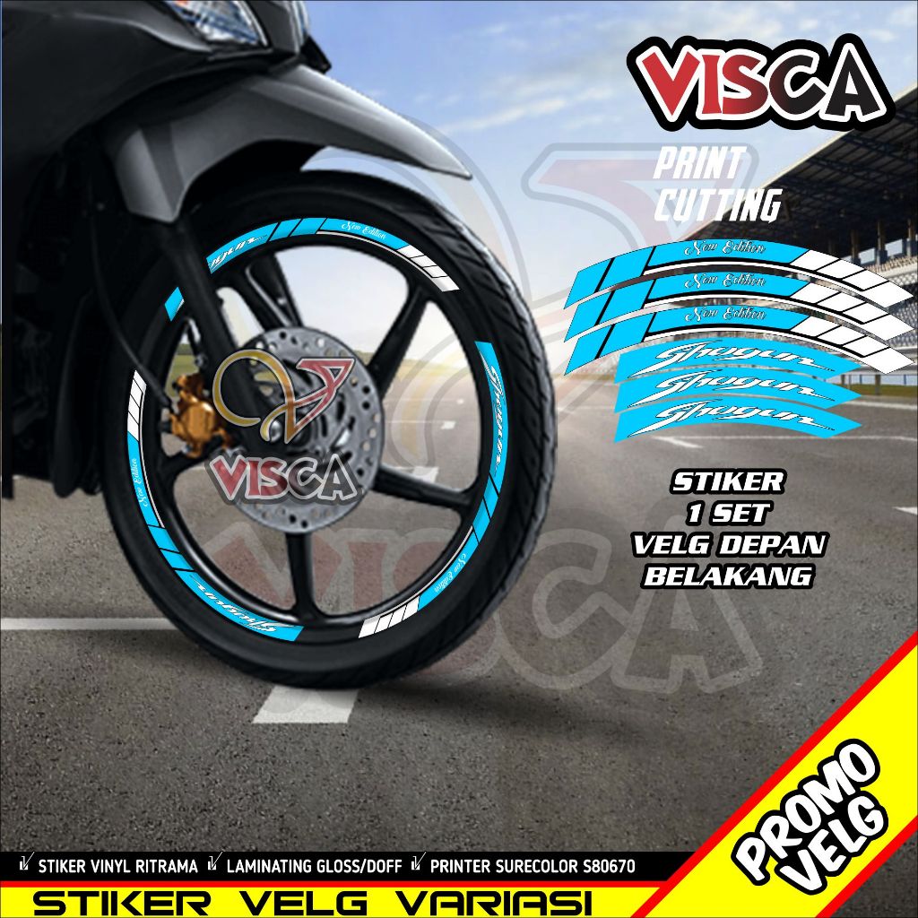 Stiker Velg Shogun List Velg Motor Stiker Velg Shogun A04