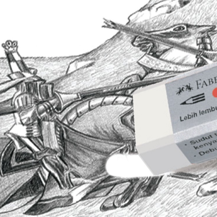 

Faber-Castell Penghapus Eraser Dust Free small White