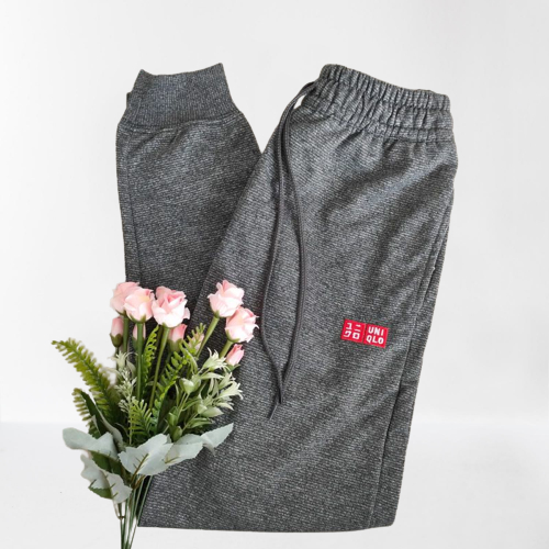 Celana Panjang Pria Sport Jogger Pants Ziper Unisex Uniqlo Original CJUQ10
