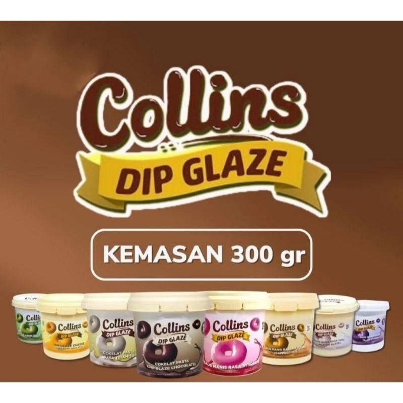 

COLLINS DIP GLAZE GRENTEA 300GR