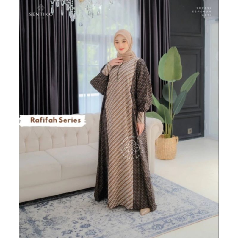 Kaftan Batik Rayon Premium Rafifah Original Sentiko Batik