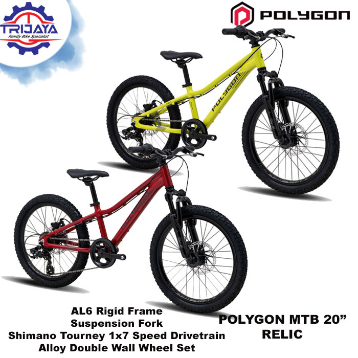 Polygon Relic [20 inch] Sepeda MTB Anak
