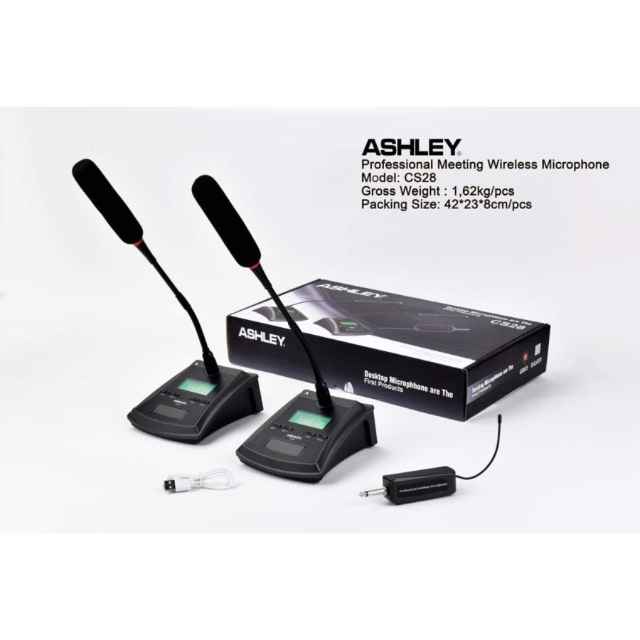 Mic Wireless Podium Ashley CS28 Original Conference Ashley CS 28